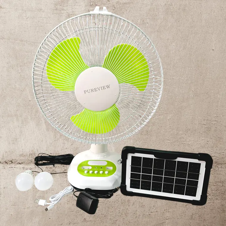 VENTILADOR SOLAR PORTATIL MOD# PV-L806 1