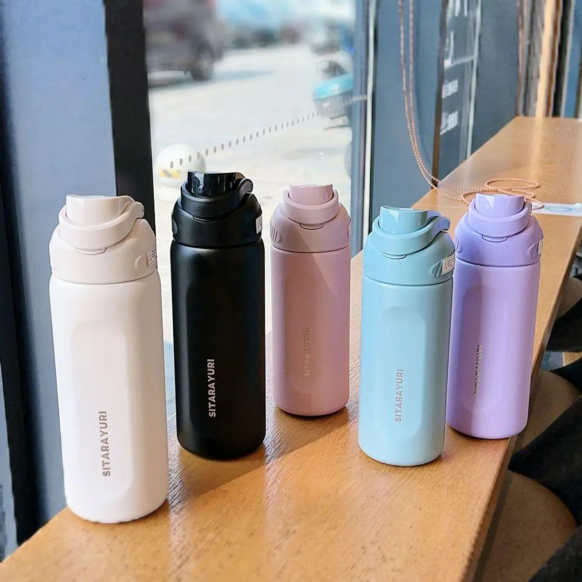 TERMO COLORES LISOS SITARAYIRI DE 580ML MOD# ZF-073 1