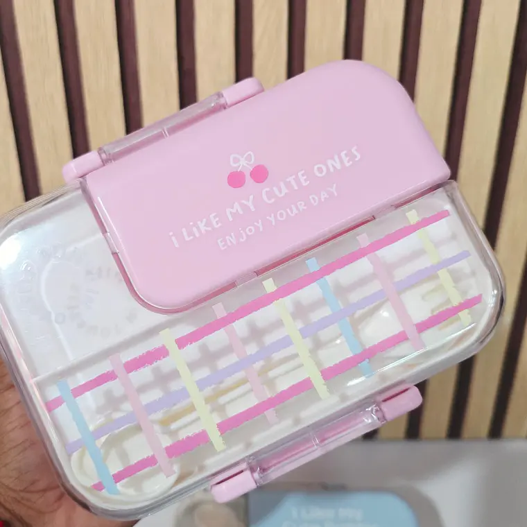 TUPPER PARA EL LUNCH AZUL O ROSA MOD# 6803 7