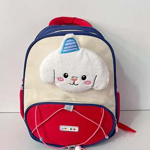 MOCHILITA INFANTIL CON PELUCHE PARA PREESCOLAR MOD# TX-11307
