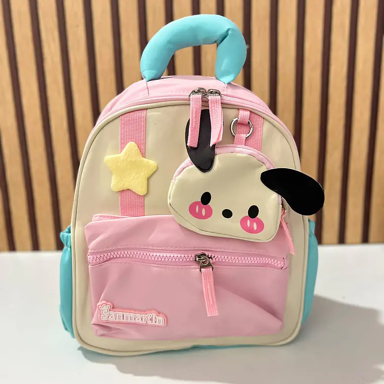 MOCHILITA PARA PREESCOLAR CON MONEDERITO VARIOS DISEÑOS NIÑA O NIÑO MOD# TX-99204🧮 4