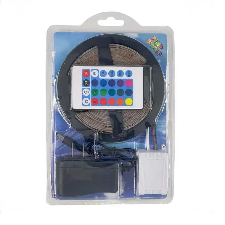 5MTS TIRA LUZ LED STRIP RGB CON CONTROL 3
