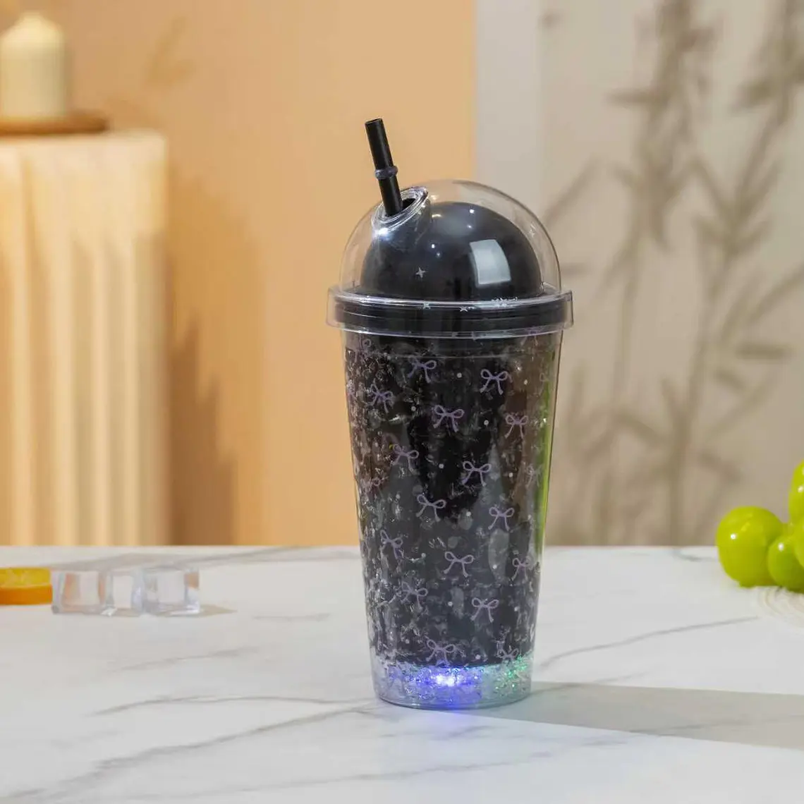 VASO/HIDROGEL DE 500ML CON LUZ LED  MOD# SN-006 8