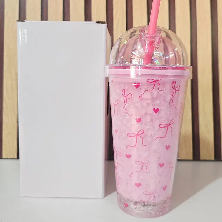 VASO/HIDROGEL DE 500ML CON LUZ LED  MOD# SN-006 13