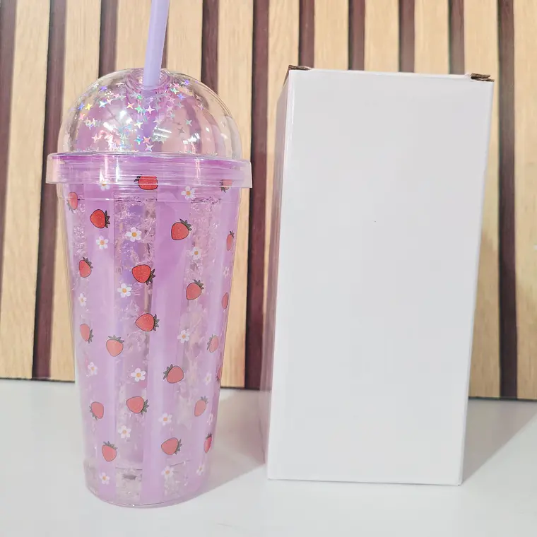 VASO/HIDROGEL DE 500ML CON LUZ LED  MOD# SN-006 14