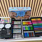 🫟🎨ESTUCHE CON KIT DE DIBUJO PROFESIONAL DE PINTURAS(CAPIBARA O STITCH) MOD# PL145🧩 - Miniatura 2
