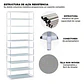 💋ORGANIZADOR  PARA ZAPATOS 9 NIVELES CON FORRO MOD# ZTA66 - Miniatura 7