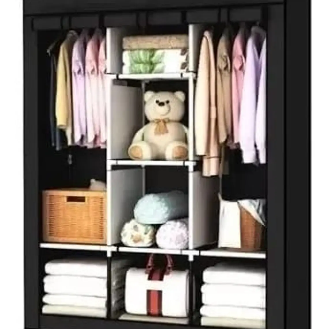 ORGANIZADOR ARMABLE PARA ROPA  PORTÁTIL MODELO#CLT 1