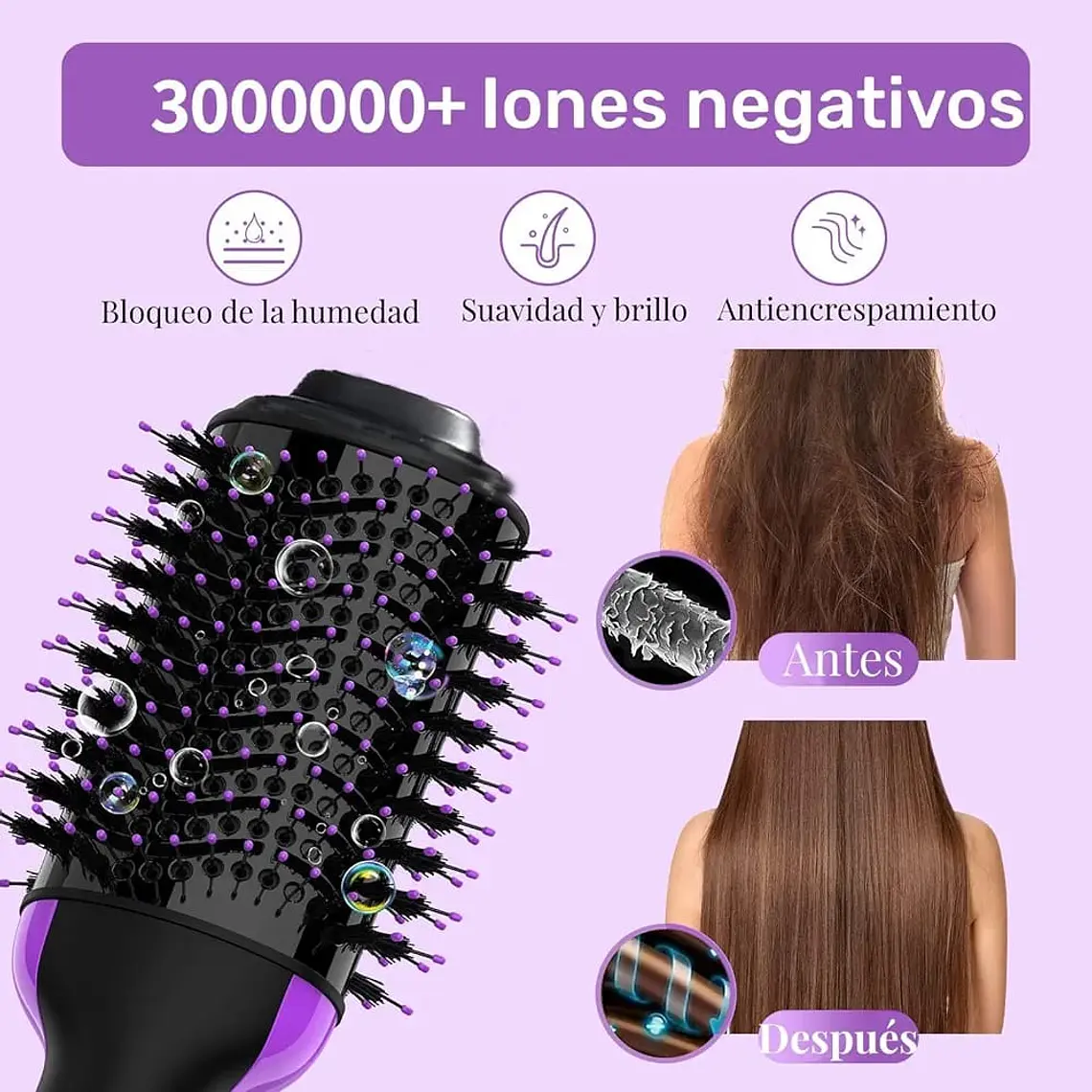 CEPILLO SECADOR PARA EL CABELLO MOD# SEPE 6