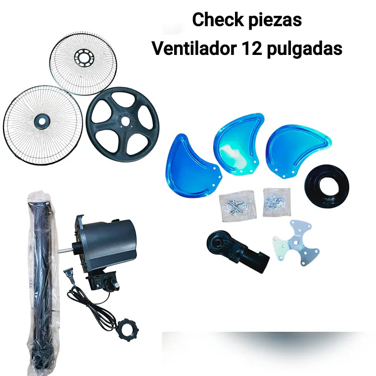 VENTILADOR EL DONNA DE 12 PULGADAS MOD# M25151 4