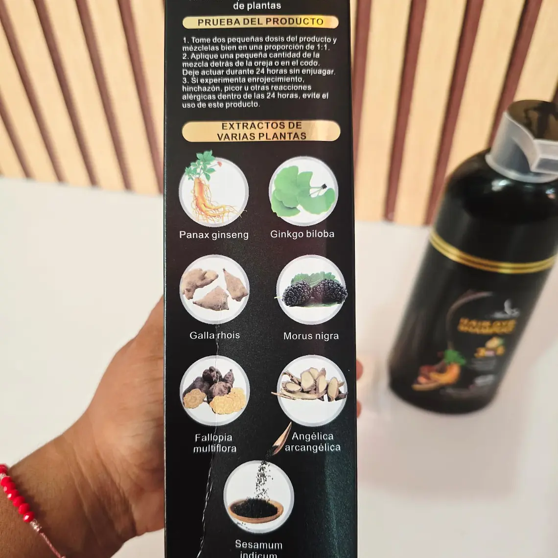 TINTE PARA CUBRIR CANAS (HAIR DYE) DE 500ML MOD# GRF0020X 5