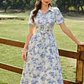 VESTIDO LARGO CASUAL CON FLORES TALLA G - Miniatura 2