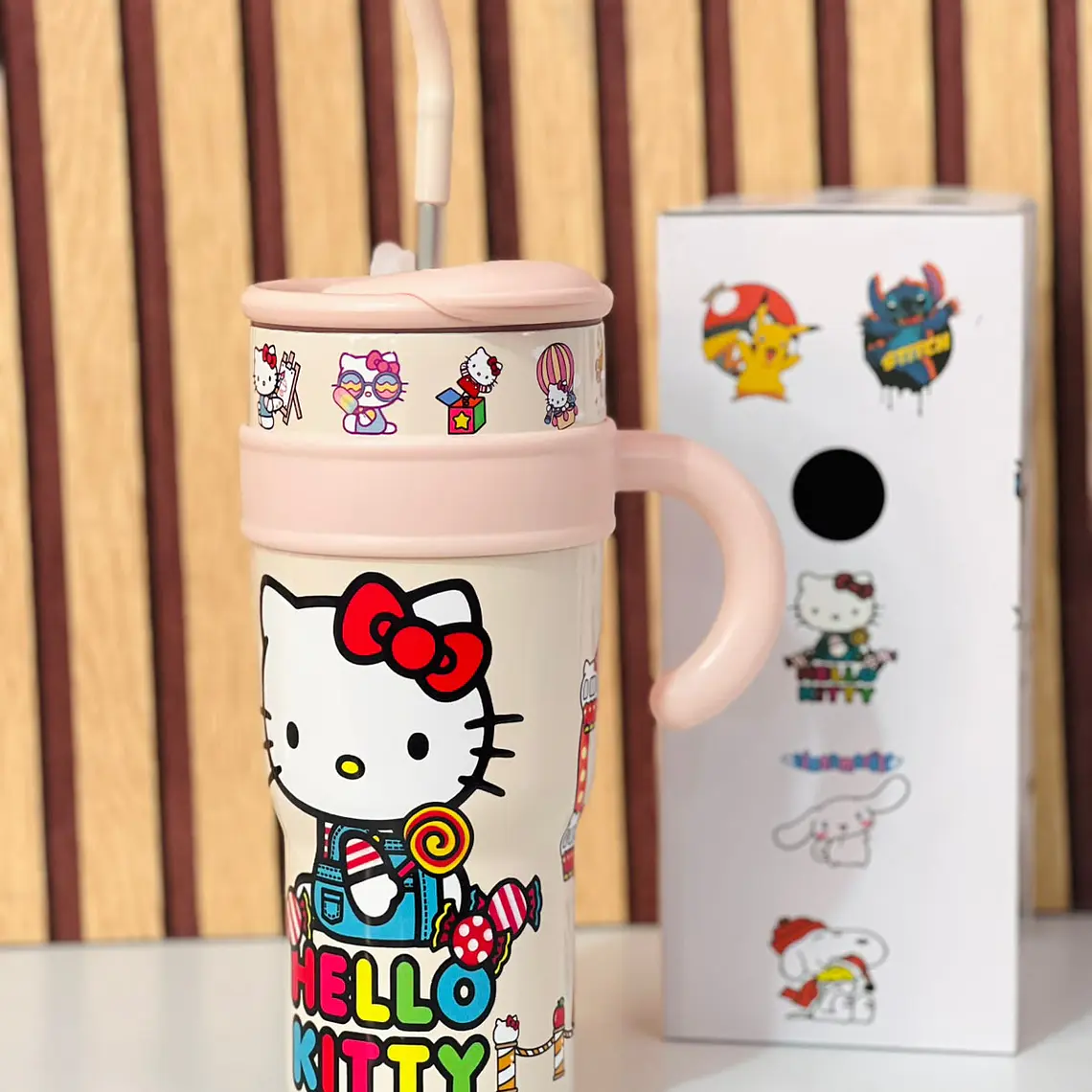 TERMO DE 1200ML CON ASA VARIOS PERSONAJES MOD# 26-TERMO-046 4