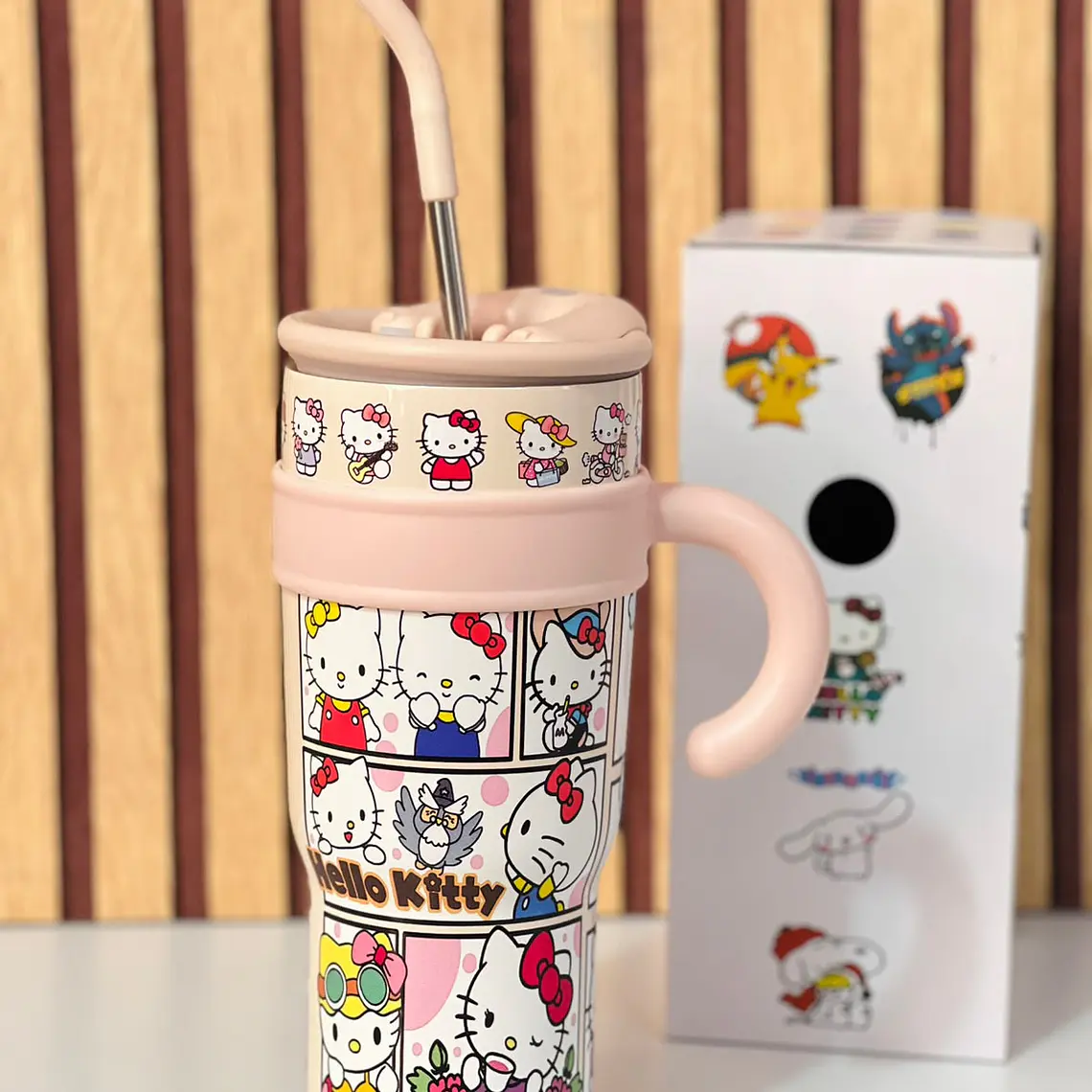 TERMO DE 1200ML CON ASA VARIOS PERSONAJES MOD# 26-TERMO-046 5