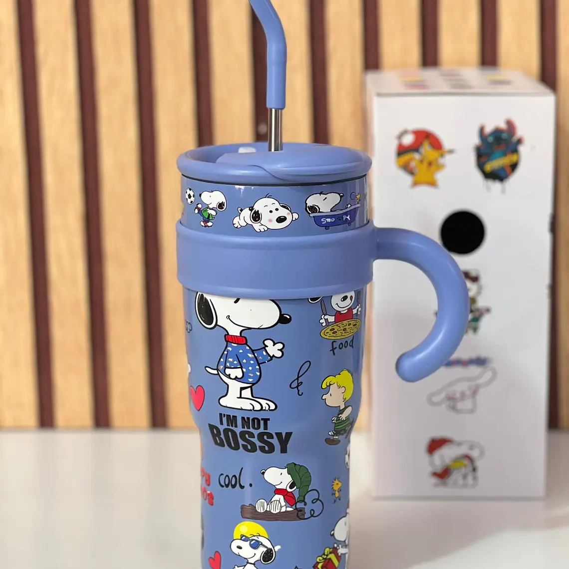 TERMO DE 1200ML CON ASA VARIOS PERSONAJES MOD# 26-TERMO-046 6