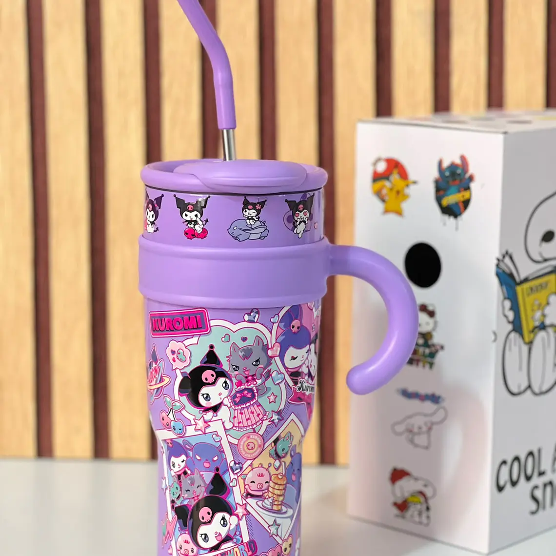 TERMO DE 1200ML CON ASA VARIOS PERSONAJES MOD# 26-TERMO-046 14