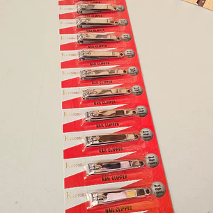 TIRA CON 12 CORTA UÑAS GRANDES MOD# 368
