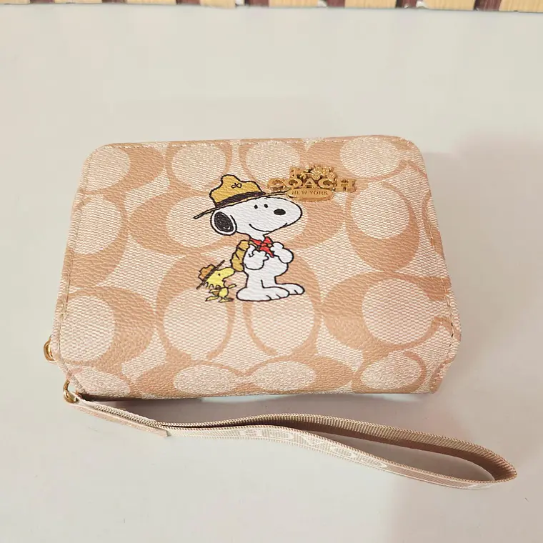CARTERA/MONEDERO DOBLE CIERRE (SNOOPY) MOD# WLW6-42 3