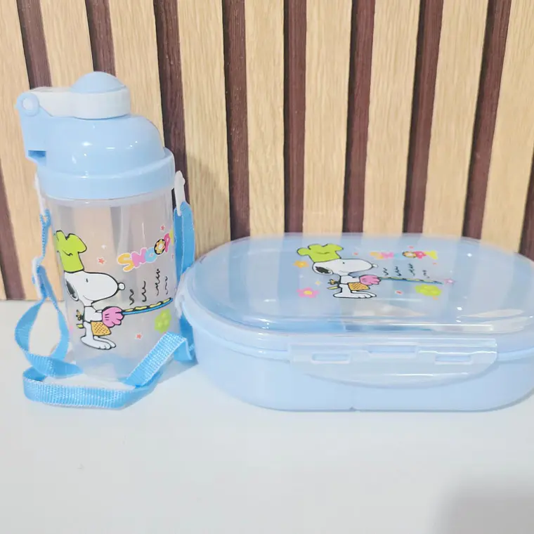 DÚO TUPPER & BOTELLA SNOOPY MODELO #26-FH-113 4