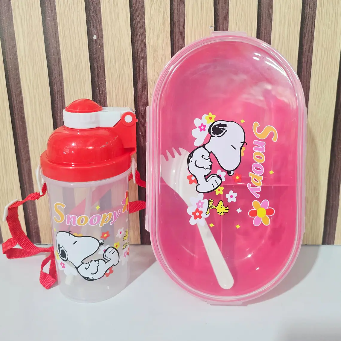 DÚO TUPPER & BOTELLA SNOOPY MODELO #26-FH-113 6
