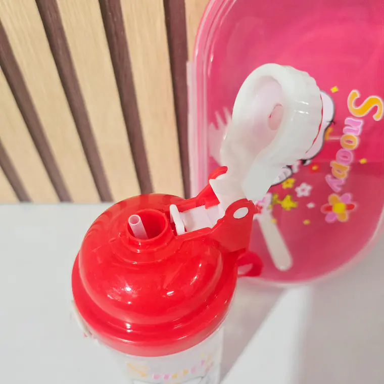 DÚO TUPPER & BOTELLA SNOOPY MODELO #26-FH-113 7