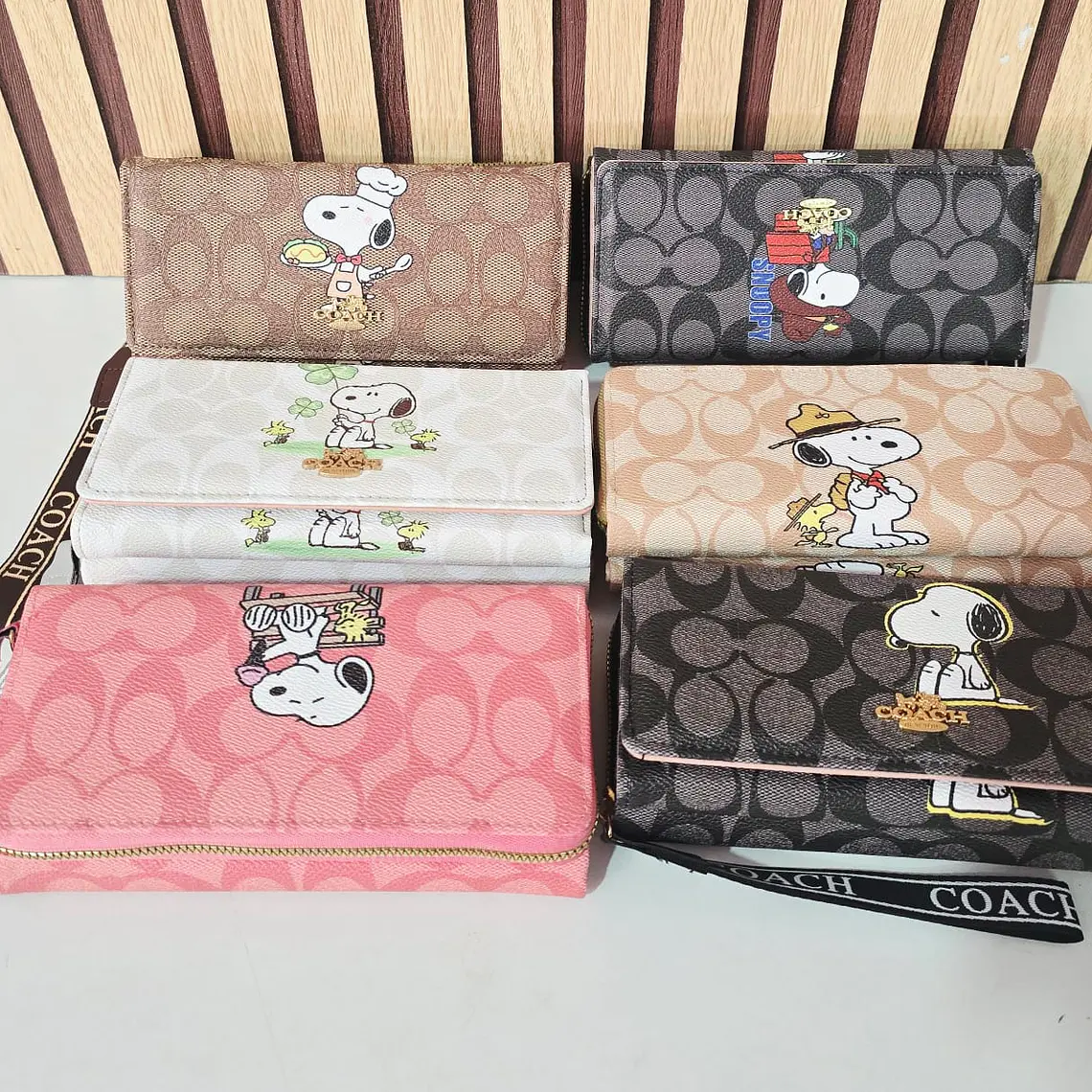 CARTERA/TARJETERO COACH (SNOOPY) MOD# WLW6-41 1