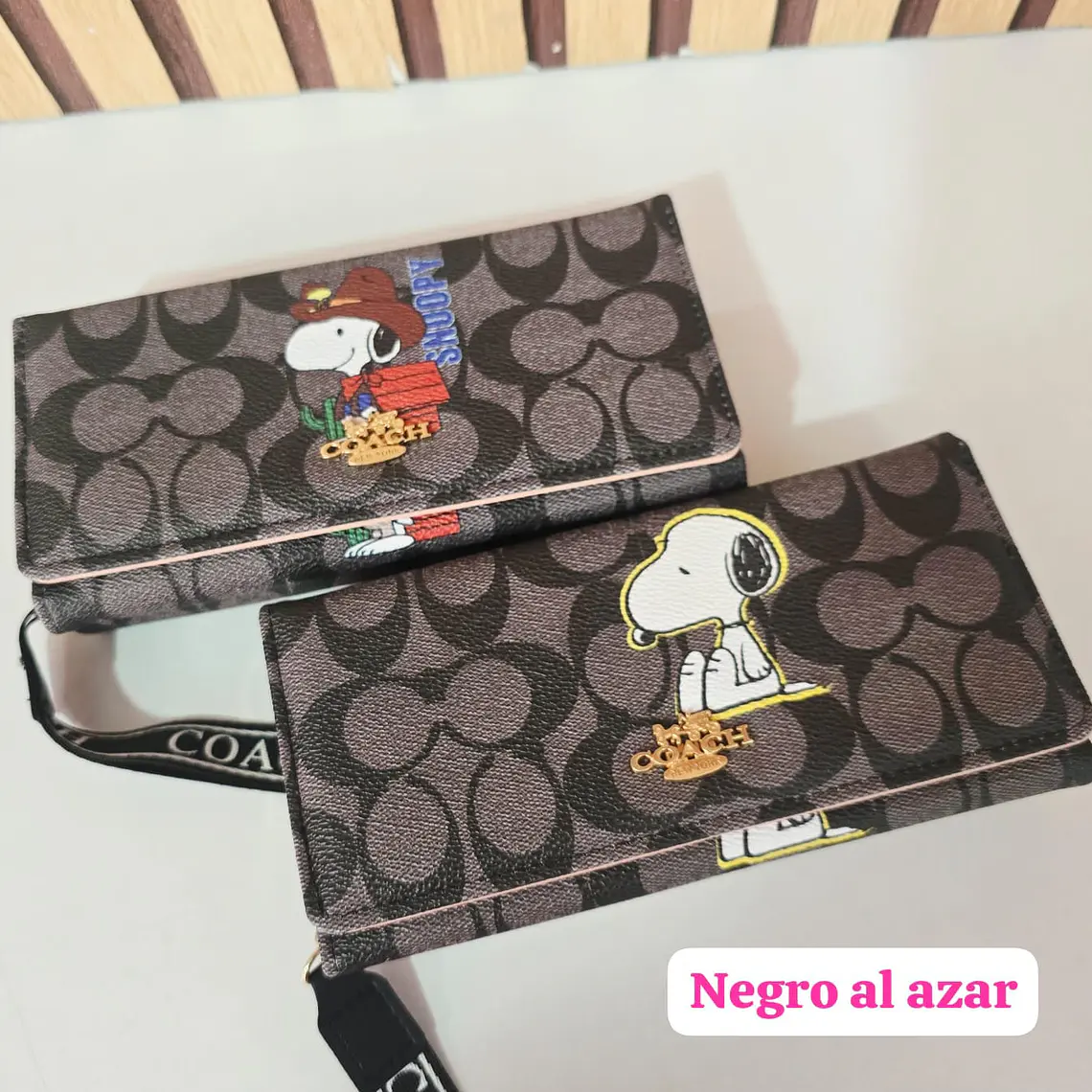 CARTERA/TARJETERO COACH (SNOOPY) MOD# WLW6-41 3