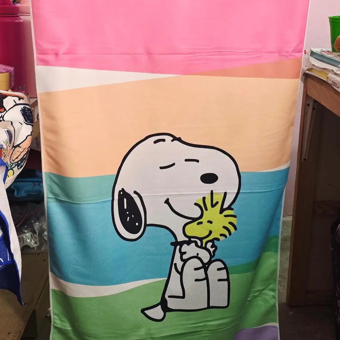 TOALLA INFANTIL SNOOPY 70cm x 138cm (AL AZAR) MOD #26-YJ-015 💲4️⃣9️⃣💲 3