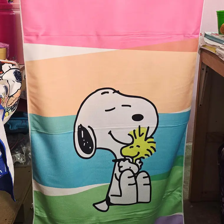 TOALLA INFANTIL SNOOPY 70cm x 138cm (AL AZAR) MOD #26-YJ-015 💲4️⃣9️⃣💲 3