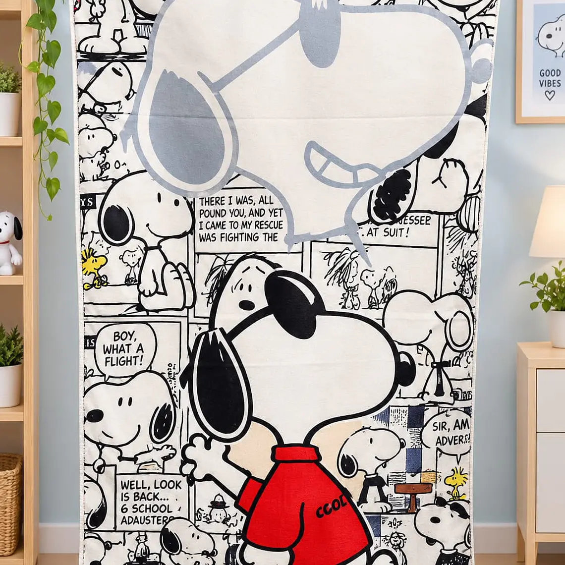 TOALLA INFANTIL SNOOPY 70cm x 138cm (AL AZAR) MOD #26-YJ-015 💲4️⃣9️⃣💲 5