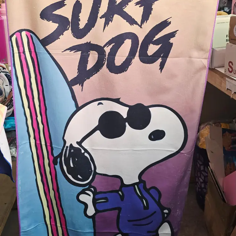 TOALLA INFANTIL SNOOPY 70cm x 138cm (AL AZAR) MOD #26-YJ-015 💲4️⃣9️⃣💲 8