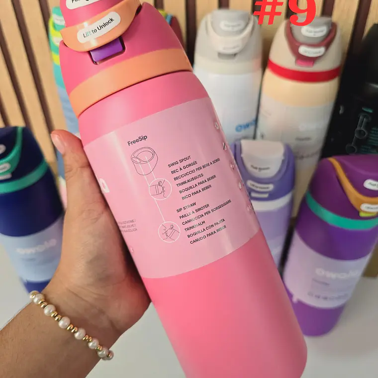 TERMO DE 945ML OWALA COLORES LISOS MOD# KE32 4