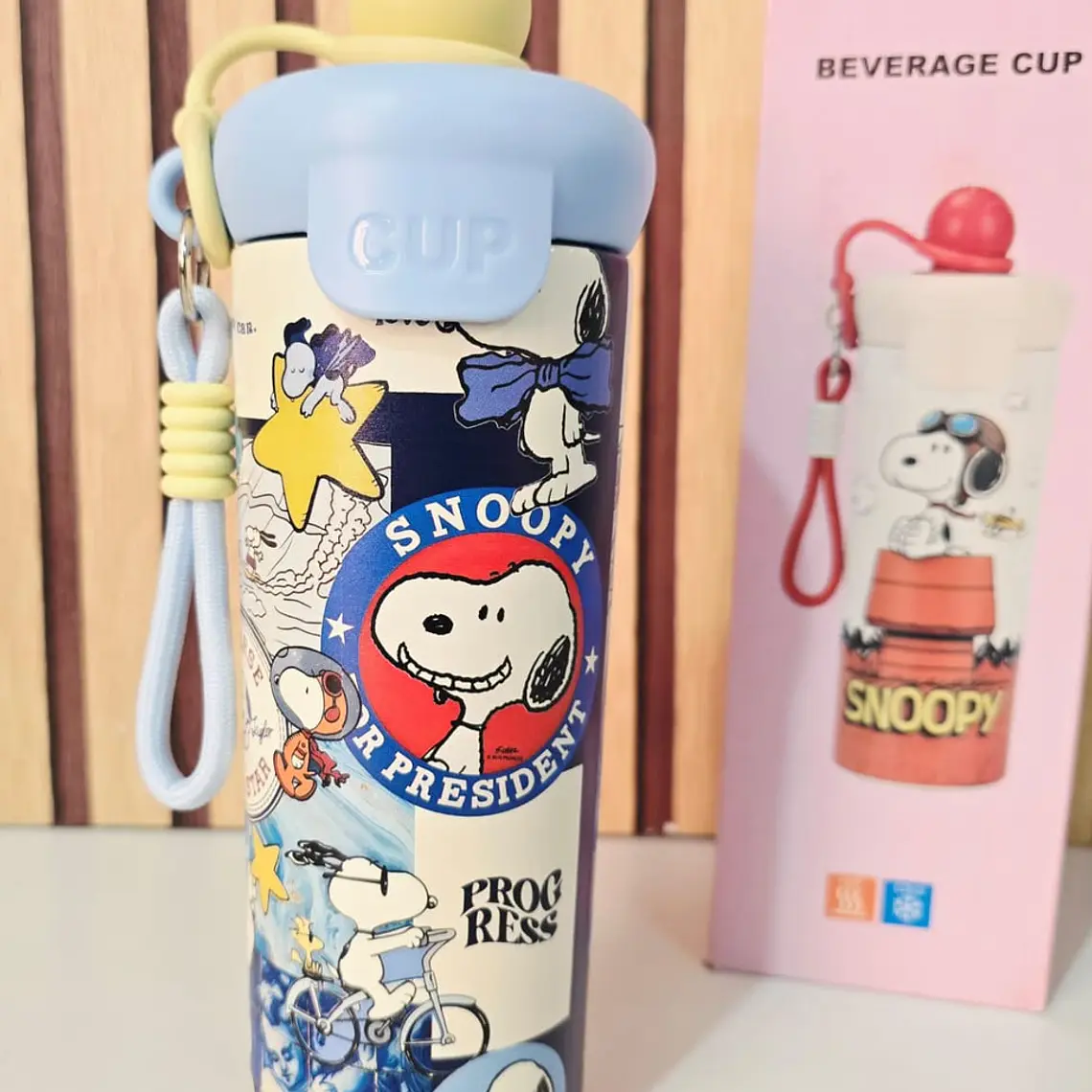 TERMO 600ML SNOOPY MODELO #26-termo-075 5