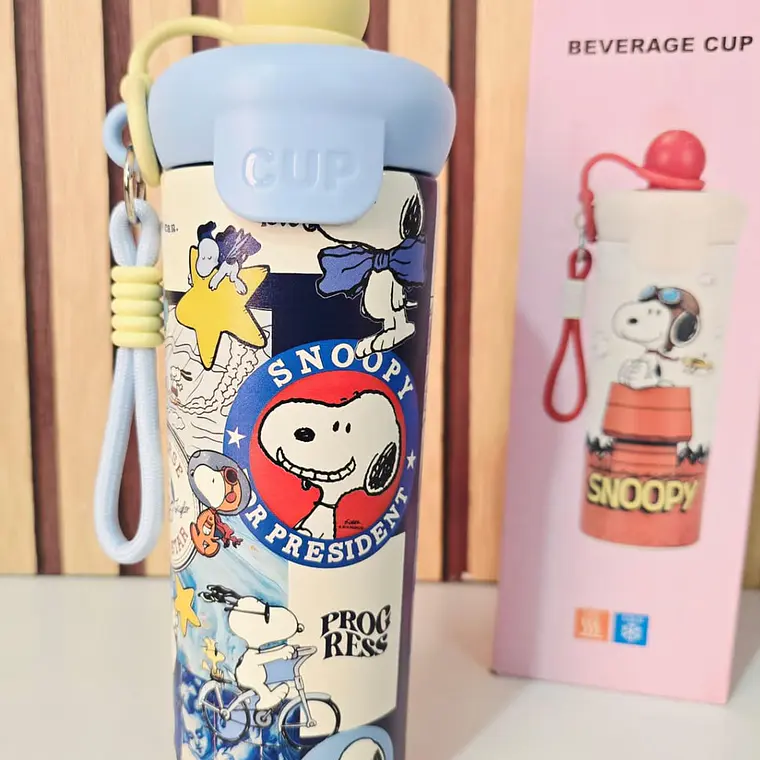 TERMO 600ML SNOOPY MODELO #26-termo-075 5