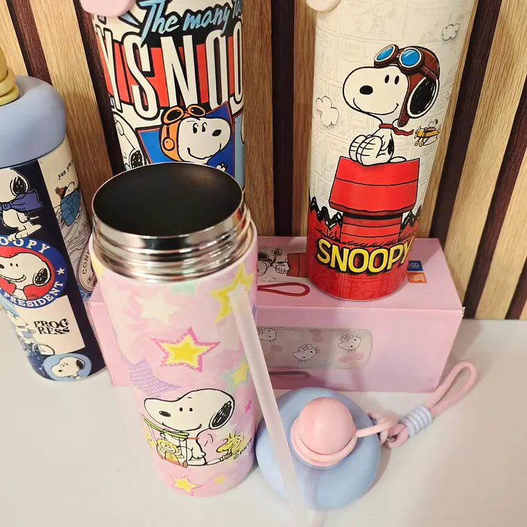 TERMO 600ML SNOOPY MODELO #26-termo-075 6