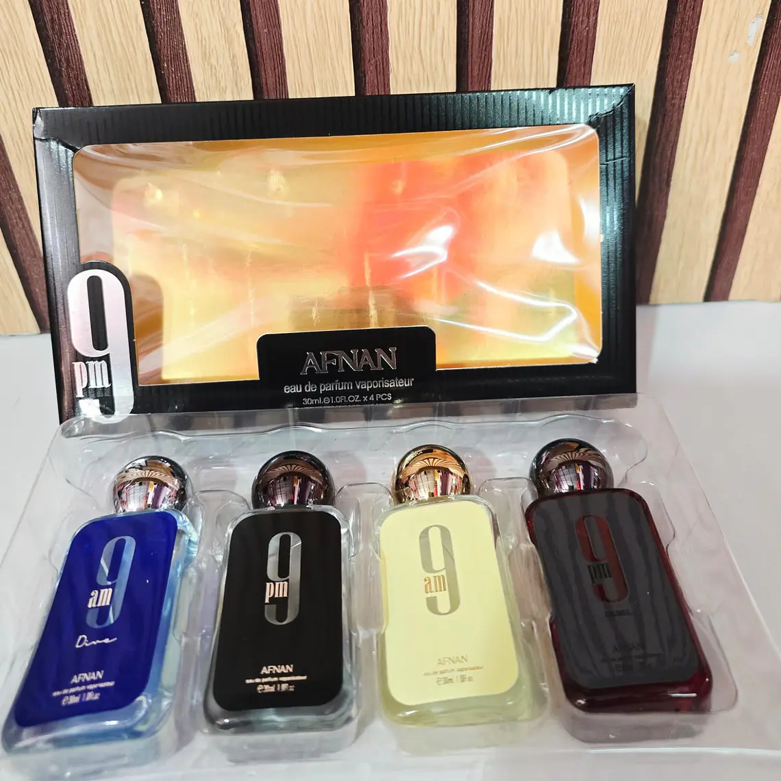 SET CON 4 MINI PERFUMES 9AFNAN UNISEX MOD# 6722 2