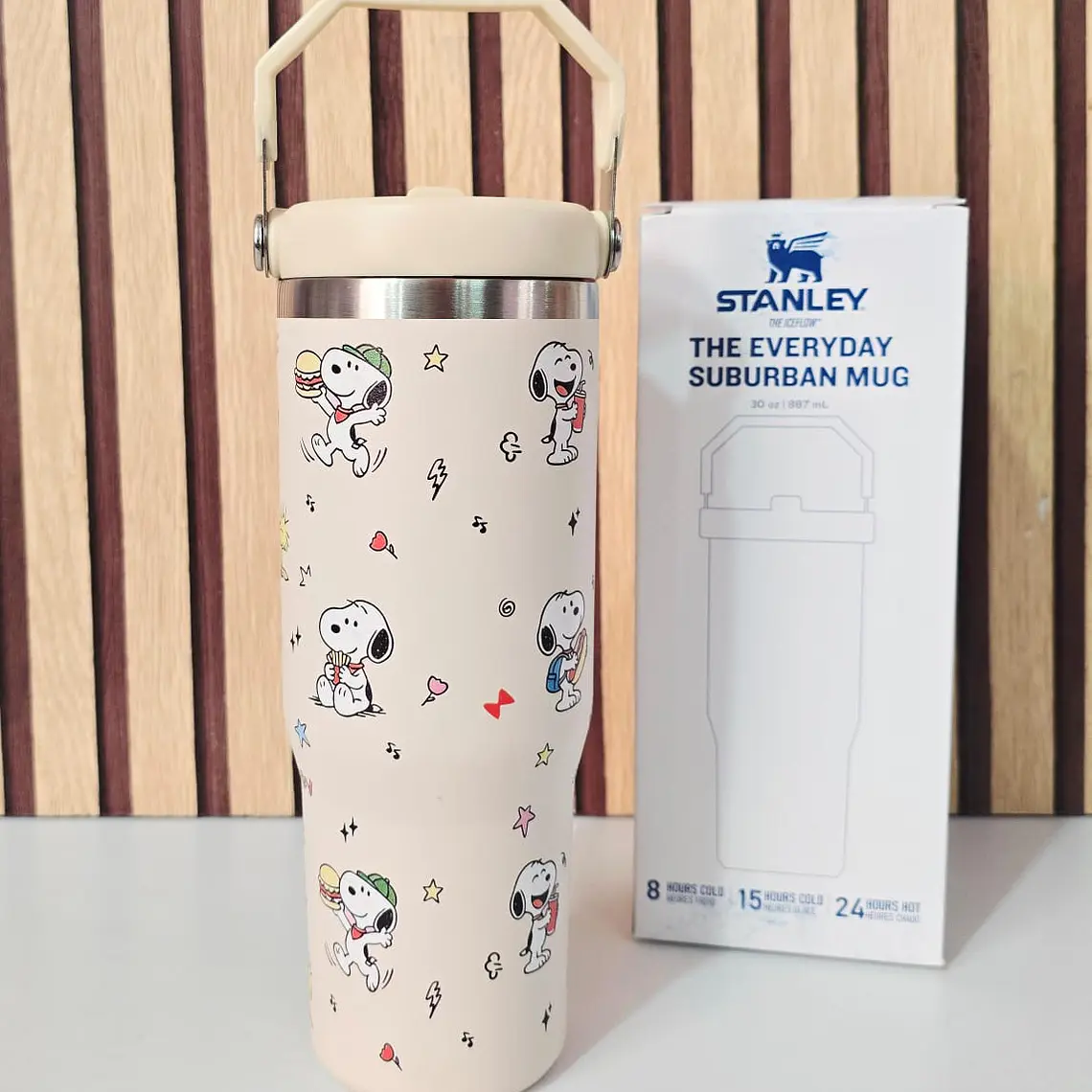 VASO TÉRMICO STANLEY CON ASA (PERSONAJES) 887 ML MOD# 8820 2