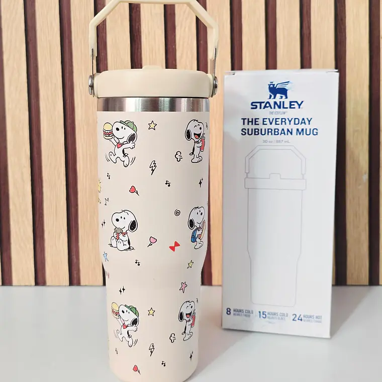 VASO TÉRMICO STANLEY CON ASA (PERSONAJES) 887 ML MOD# 8820 2