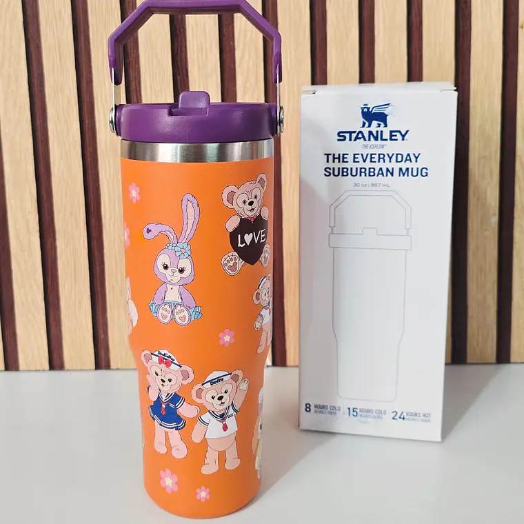 VASO TÉRMICO STANLEY CON ASA (PERSONAJES) 887 ML MOD# 8820 9