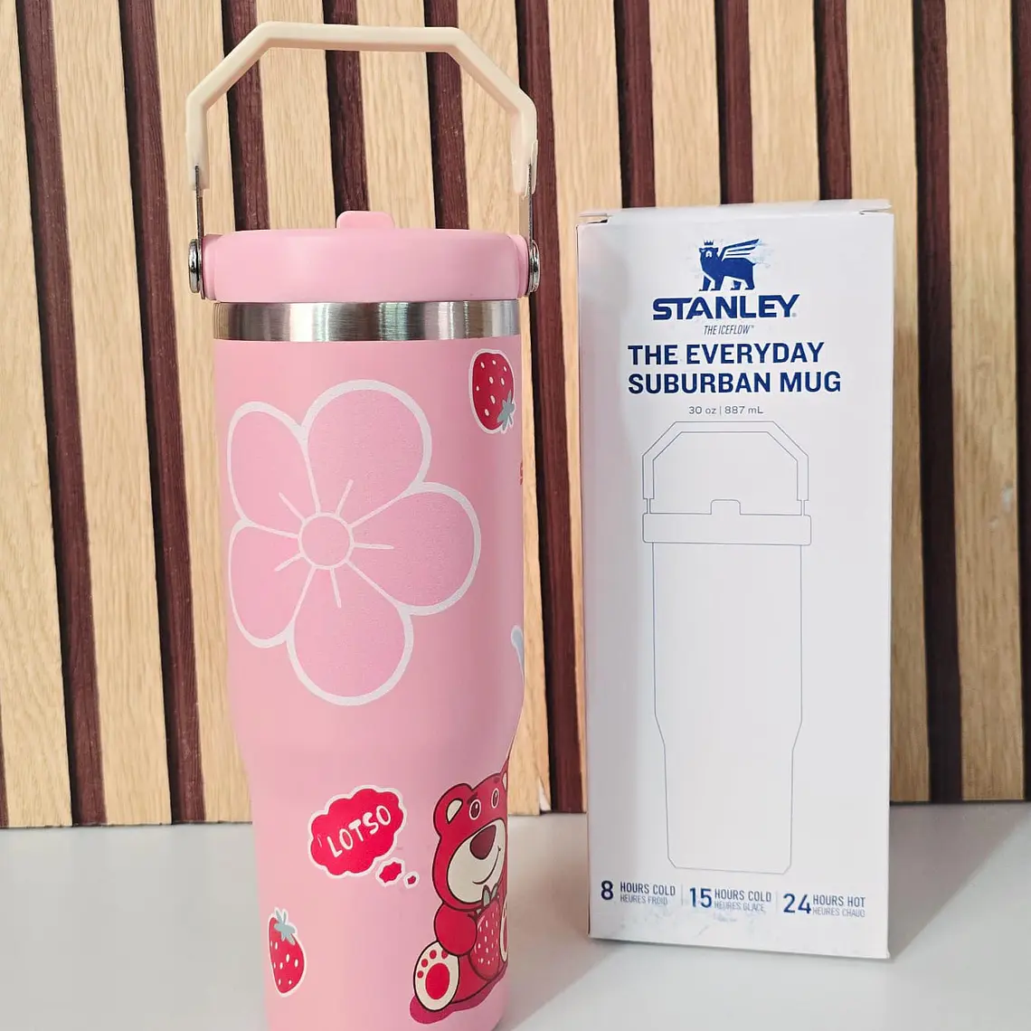 VASO TÉRMICO STANLEY CON ASA (PERSONAJES) 887 ML MOD# 8820 13