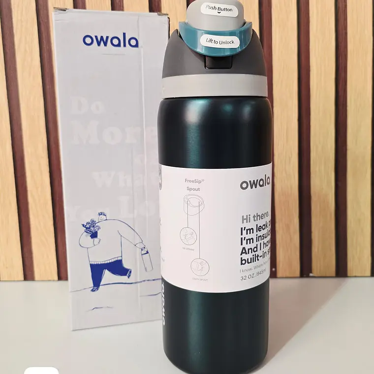 TERMO OWALA COLORES METÁLICOS DE 944ML MOD# FF-398 6