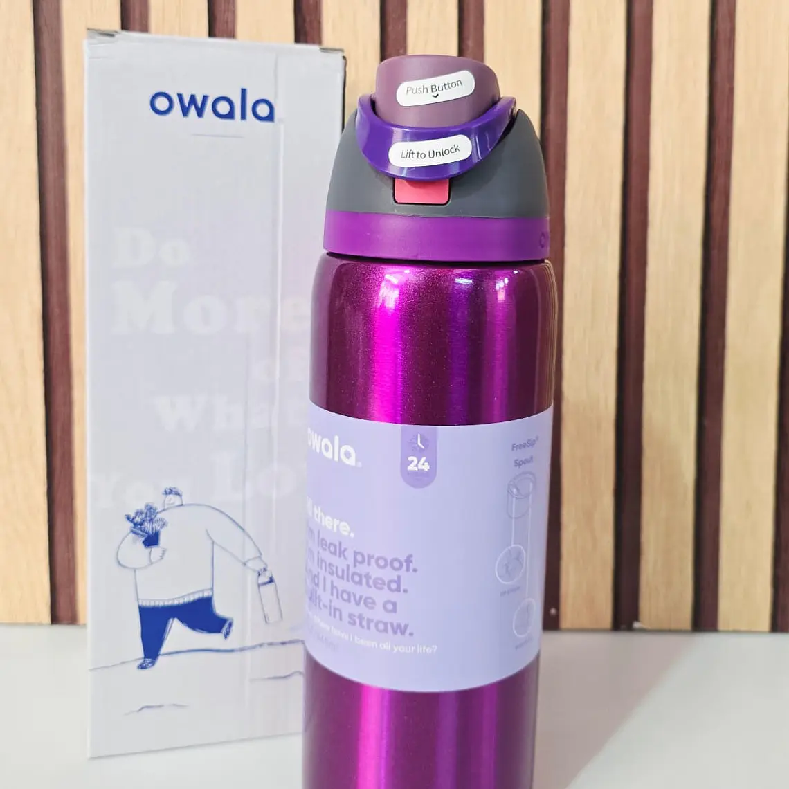 TERMO OWALA COLORES METÁLICOS DE 944ML MOD# FF-398 16