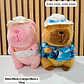PELUCHE ROSA CAPIBARA CON CAMISA MOD# WB111 - Miniatura 1