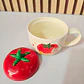 TAZA DE PORCELANA 400ML FRUTAS AL AZAR MOD# W33-216V 🍓🍅🍎 - Miniatura 2
