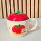 TAZA DE PORCELANA 400ML FRUTAS AL AZAR MOD# W33-216V 🍓🍅🍎 - Miniatura 3