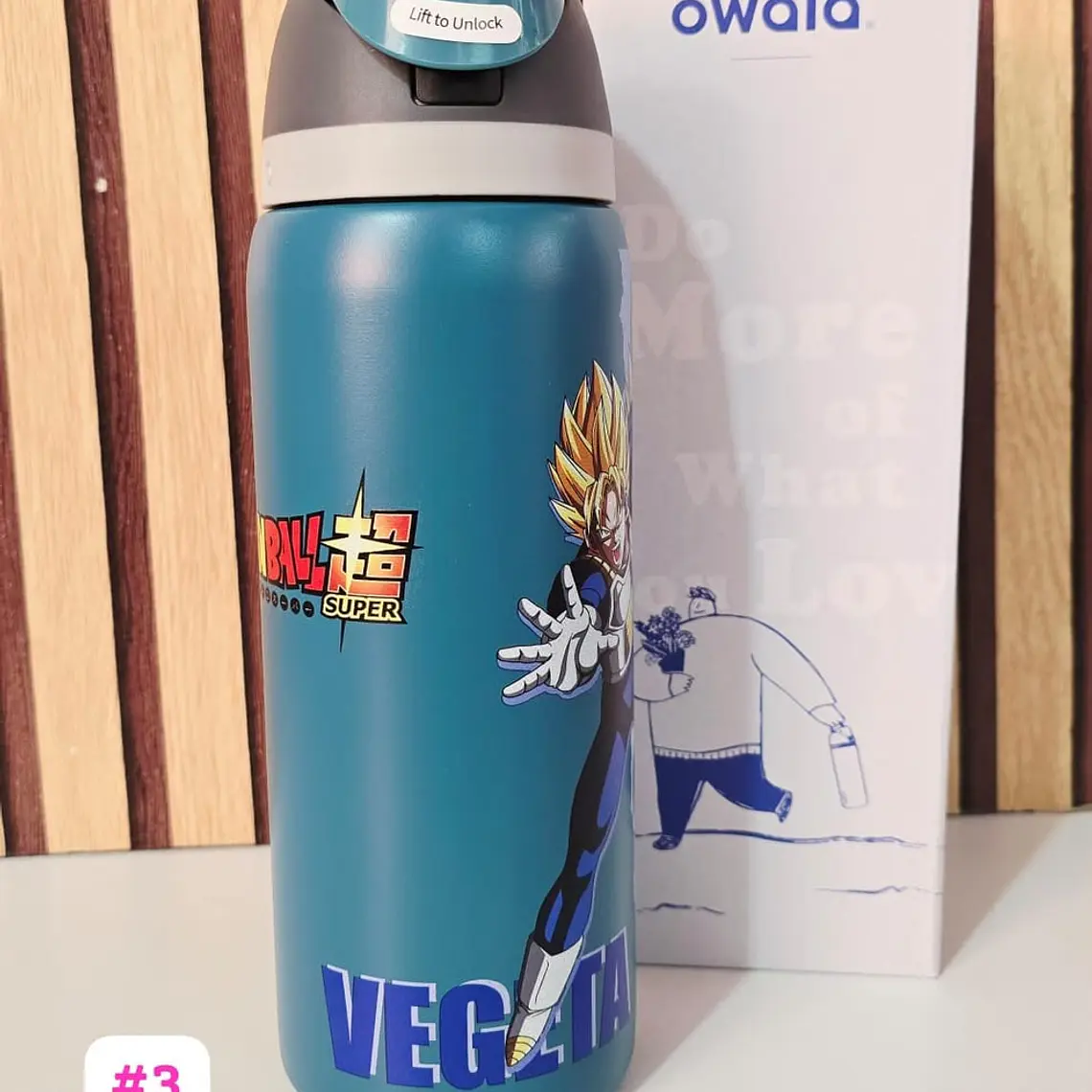 TERMO 950ml OWALA DRAGÓN BALL MOD #DB-32oz 2