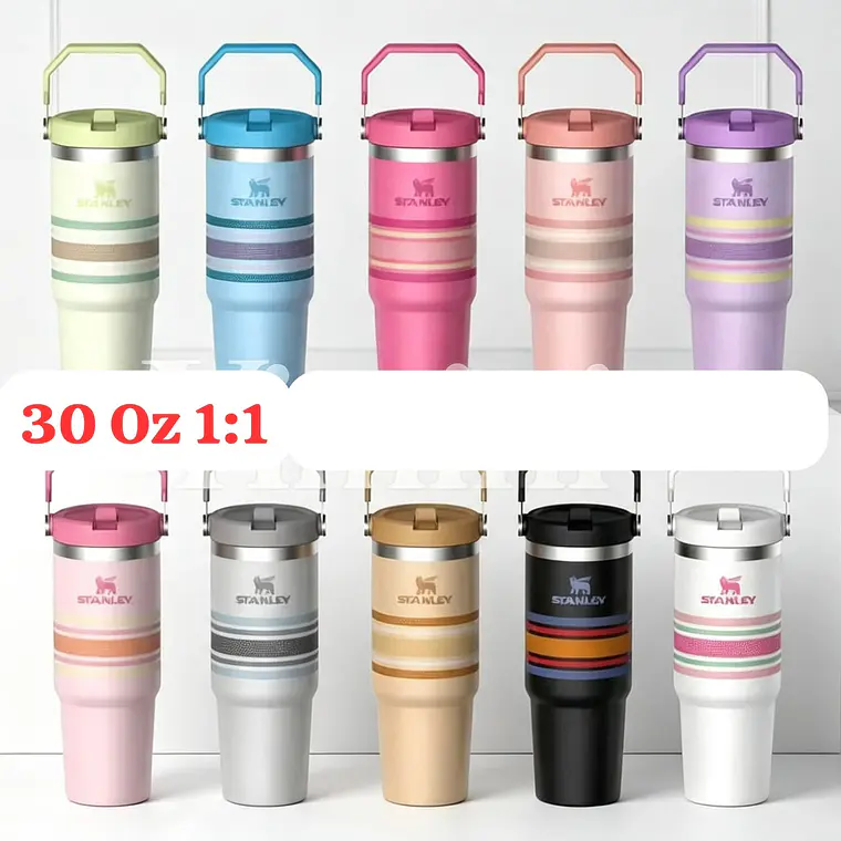 TERMO 900ML CON ASA STANLEY RAYAS MOD #8830 1