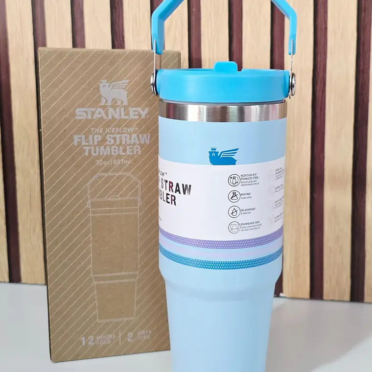 TERMO 900ML CON ASA STANLEY RAYAS MOD #8830 12