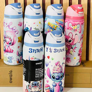 TERMO OWALA FREESIP DE 945ML DISEÑO STITCH MOD# ANCO-XF238