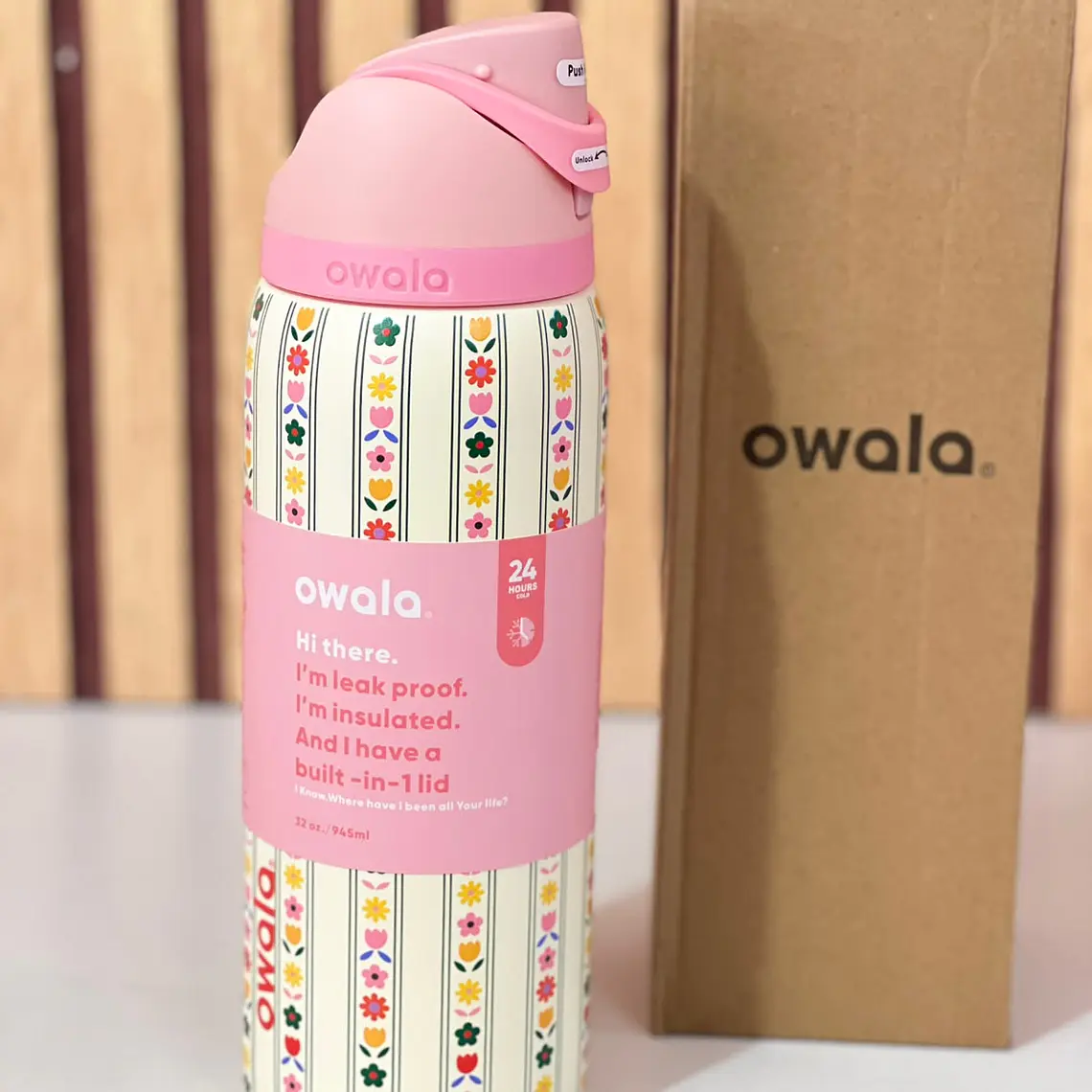 TERMO OWALA DE 950ML VARIOS DISEÑOS MOD# 88-32SG 6